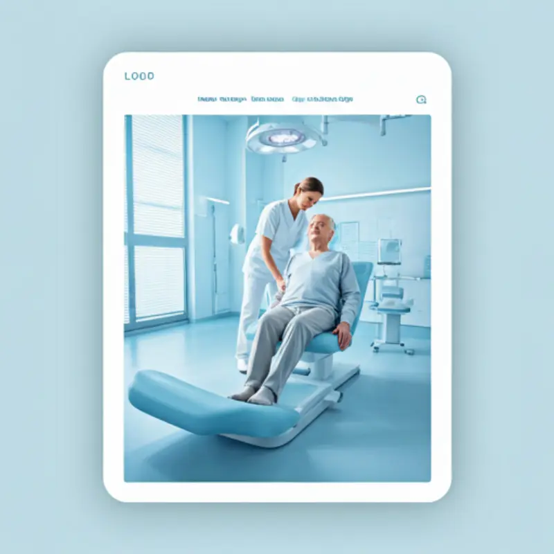 Terapeuta revisando la rutina de un paciente en tablet